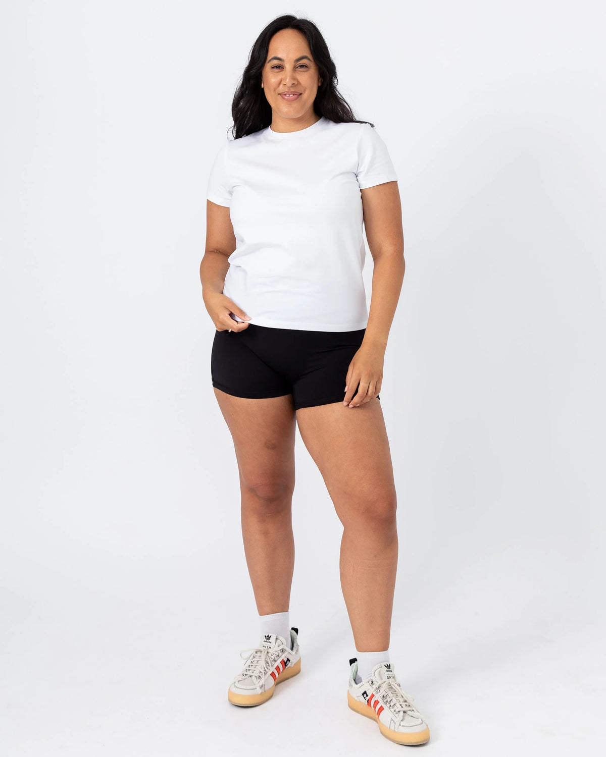 QHAZ Womens white T shirt #1001